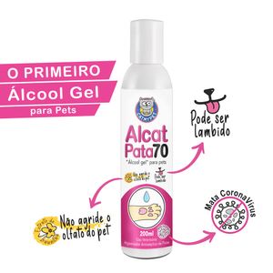 Álcool Gel para Pets Alcat Pata 70 Cat My Pet é ruim? Álcool Gel para Pets Alcat Pata 70 Cat My Pet é boa?