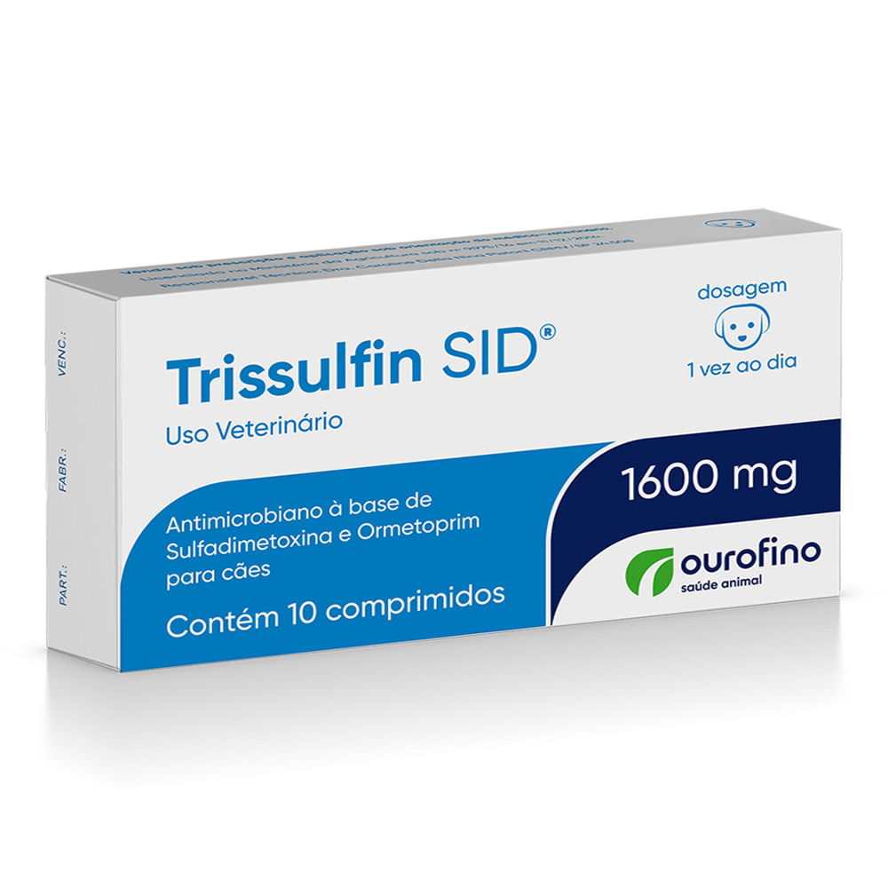 Trissulfin Sid 1600mg Ourofino