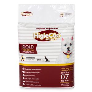 Tapete Higiênico Gold Premium Higiecão Menor preço em Tapete Higiênico Gold Premium Higiecão