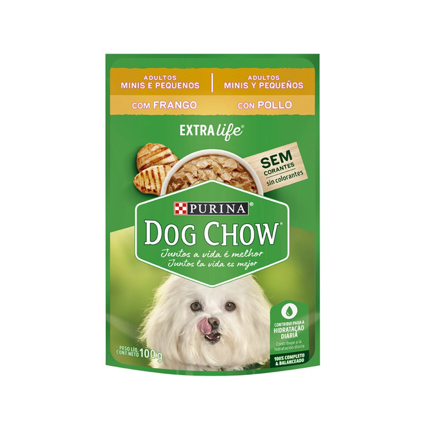 Alimento-Umido-Dog-Chow-Caes-Adultos-Mini-e-Pequenos-Frango-