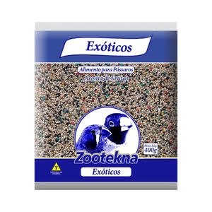 Mistura de Sementes Pássaro Exôtico Zootekna – 500g