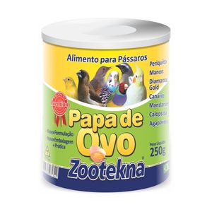 Papa de Ovos para Pássaros Zootekna - 250g