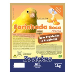 Farinhada Seca Premium Amarela FSO-50 Zootekna - 1kg