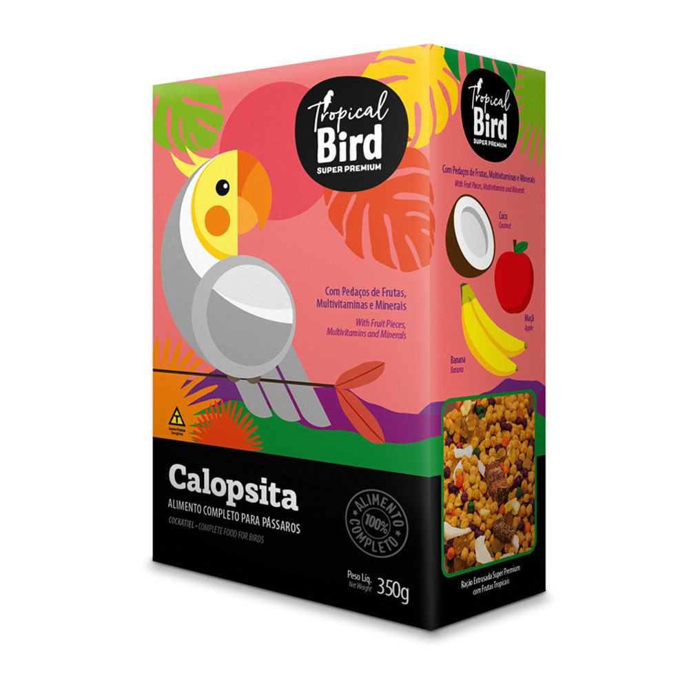 Alimento Super Premium Tropical Bird Calopsita Zootekna