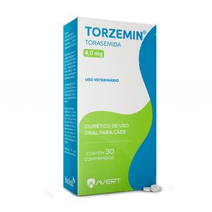 Torzemin 4mg Diurético para Cães - 30 comprimidos