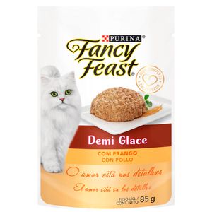 Ração Úmida Fancy Feast Demi Glace Frango - 85 g