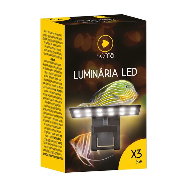 Luminária de Led Soma 5W Branca 127V