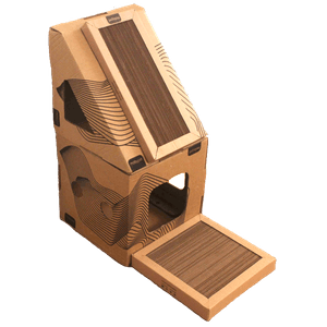 Brinquedo Casa Toca De Papelão para Gatos Kit 3 Mobypet Menor preço em Brinquedo Casa Toca De Papelão para Gatos Kit 3 Mobypet