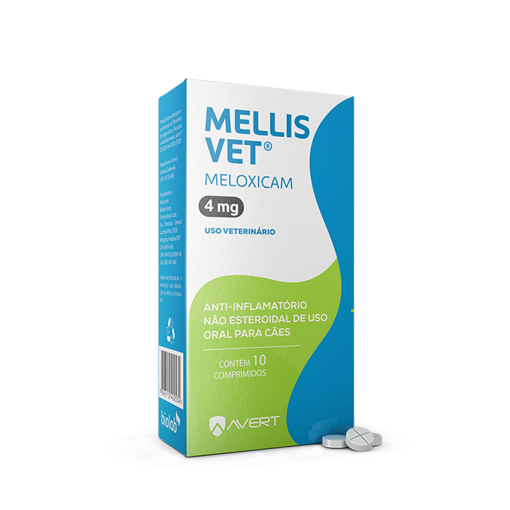Mellis Vet 4mg Anti-inflamatório para Cães
