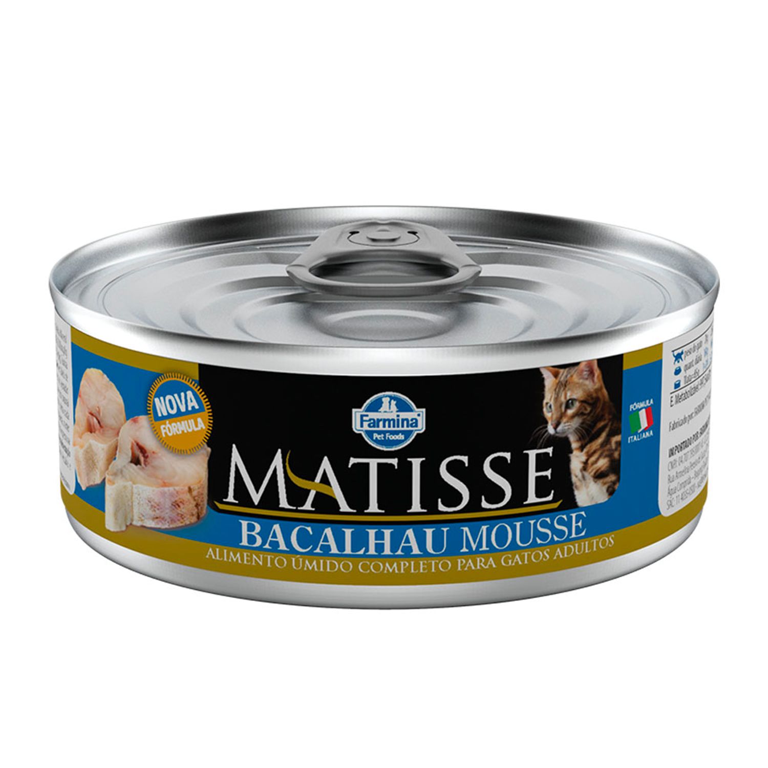 Ração Úmida Matisse Mousse Gatos Adultos Bacalhau