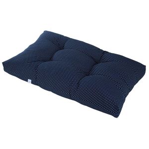 Colchonete Futon Pet Retangular - Marinho Poá Menor preço em Colchonete Futon Pet Retangular - Marinho Poá
