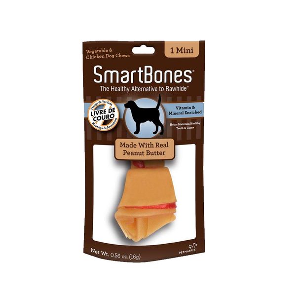 Ossinho para Cães Smartbones Peanut Butter Mini 1 unidade