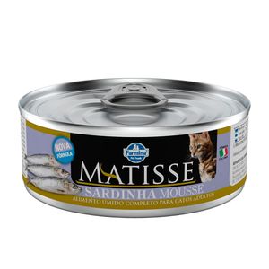 Ração Úmida Matisse Mousse Gatos Adultos Sardinha 85g é boa?
