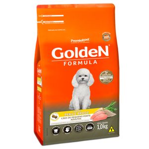 Ração Golden Fórmula Cães Adultos Raças Pequenas Peru e Arroz
