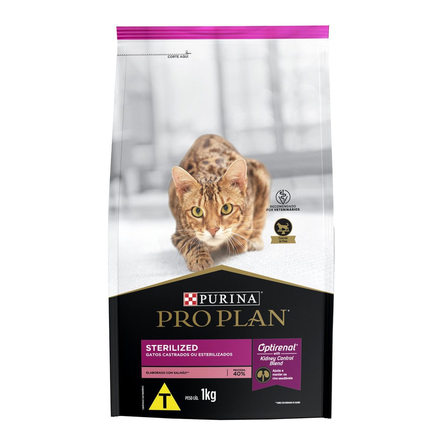 Ração Pro Plan Gatos Castrados Salmão