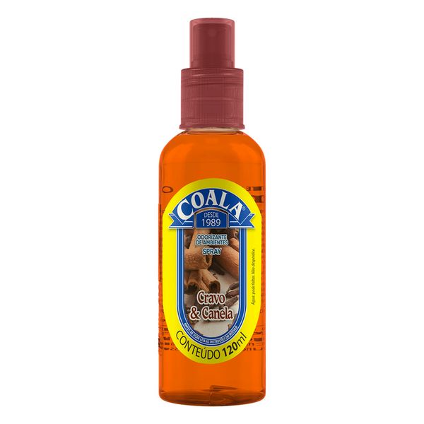 Spray Odorizante Coala Cravo e Canela 120 ml