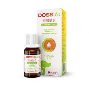 Suplemento Vitamínico para Cães e Gatos Doss Vet - 5 ml