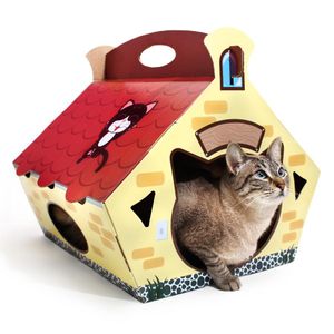 Cat House - Casinha para Gatos - Único