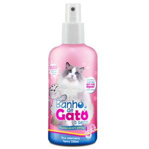 Spray Banho de Gato à Seco Puro Glamour CatMyPet - 250 ml