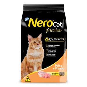 Ração Nero Premium Gatos Adultos Peixe e Frango - 20Kg