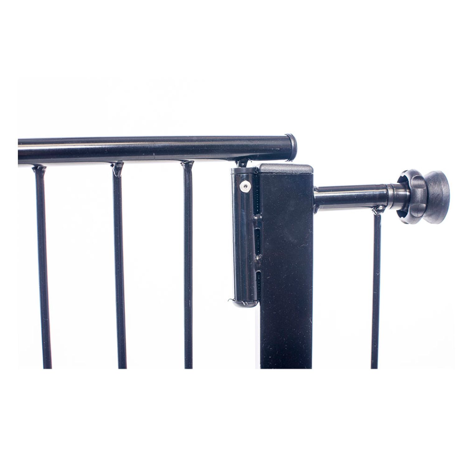 Portão Clássico Plus Grade Porta NF Pet Preto detalhe extensor