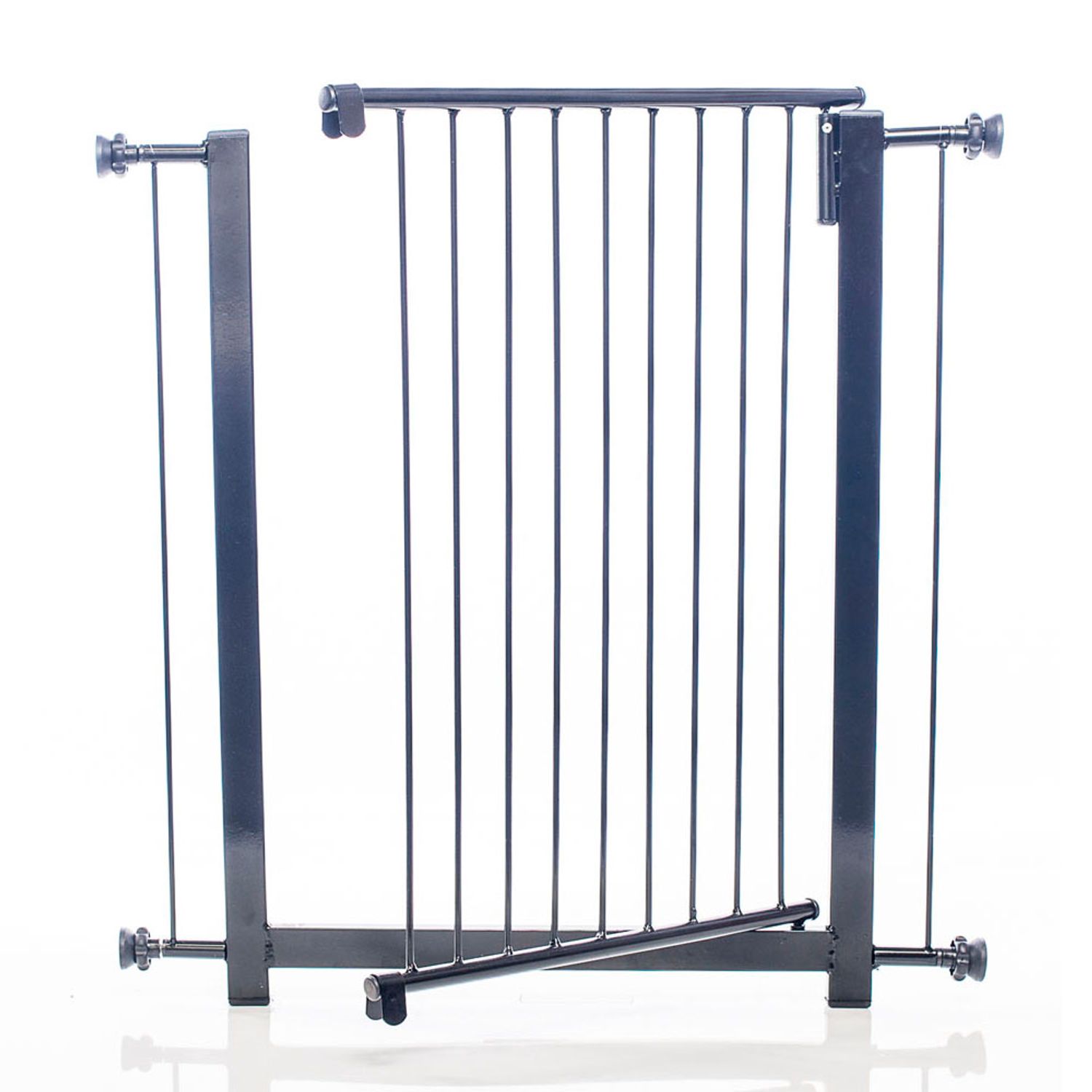 Portão Clássico Plus Grade Porta NF Pet Preto completo