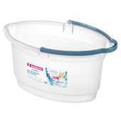 Balde Plástico Oval Transparente Sanremo