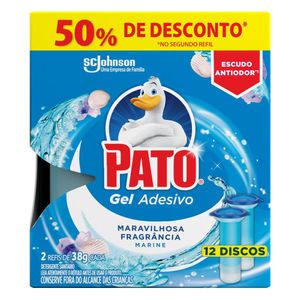 Refil Desodorizador Sanitário Pato Gel Adesivo Marine é boa?