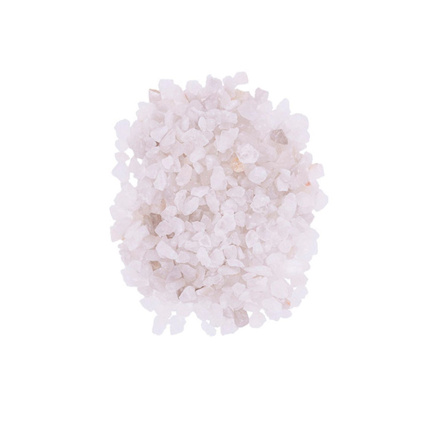 Cascalho para Aquário Quartzo Nº 2 Aqua Pedras Branco detalhe