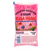Cascalho para Aquário Quartzo Nº 2 Aqua Pedras Rosa