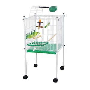 Viveiro Para Aves Calopsita Agapornis Bragança Caçulinha Branco Menor preço em Viveiro Para Aves Calopsita Agapornis Bragança Caçulinha Branco