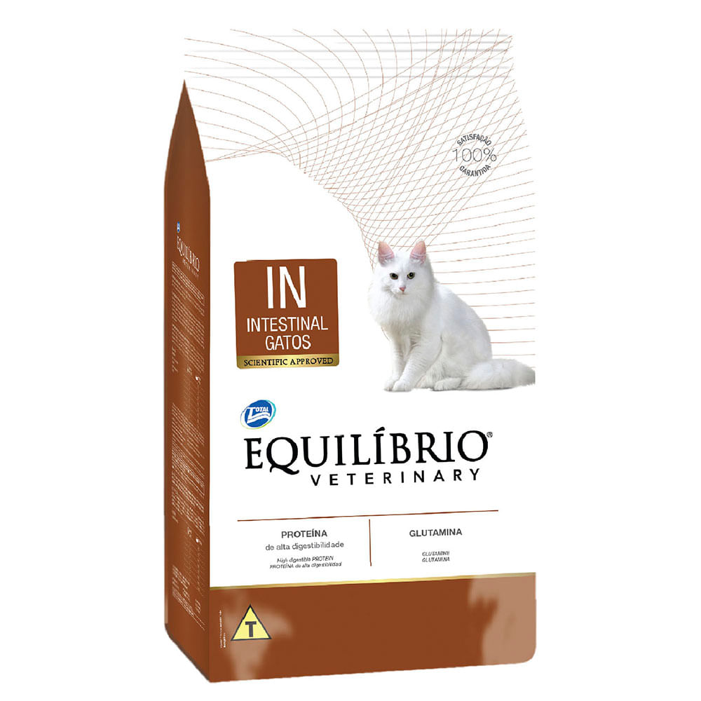 Ração Equilíbrio Veterinary Gatos Adultos Intestinal