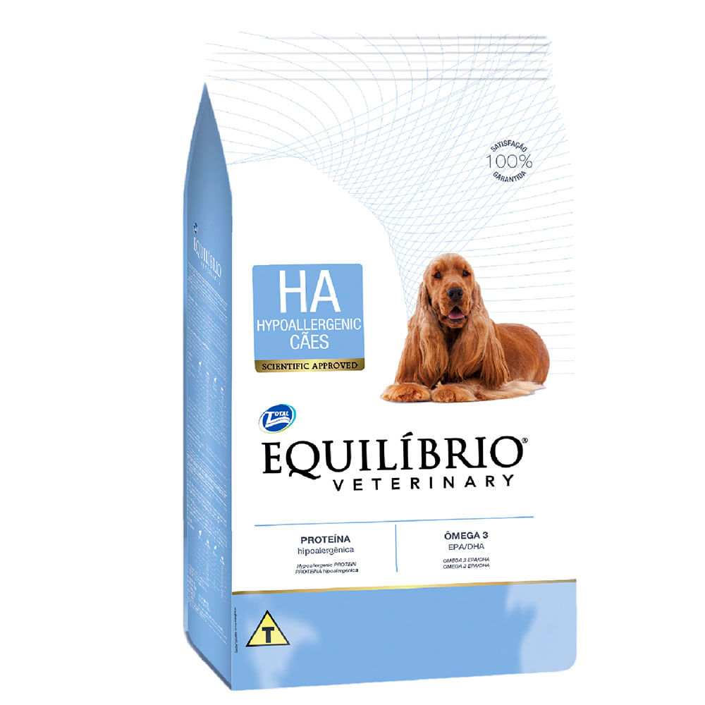 Ração Equilíbrio Veterinary Cães Hipoalergênica