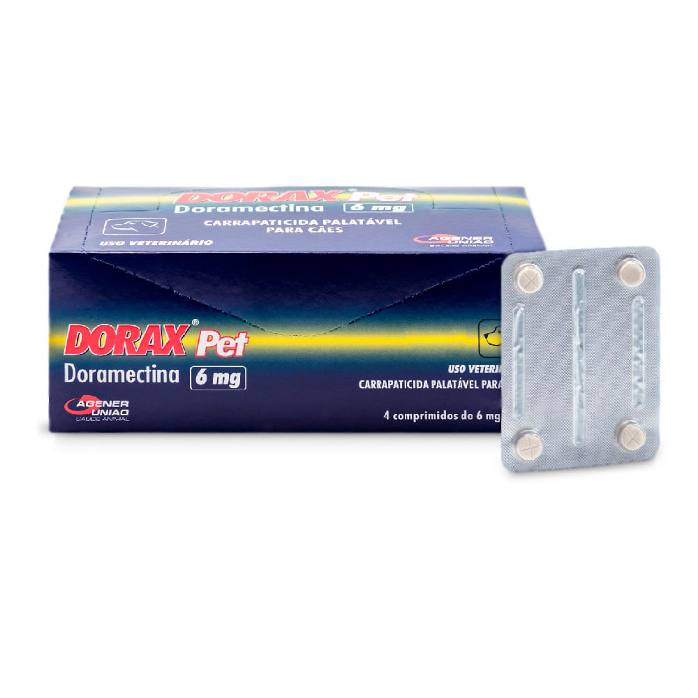 Dorax Pet 6mg Carrapaticida para Cães