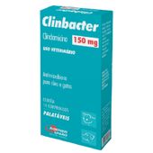 Clinbacter 150mg Antimicrobiano para Cães e Gatos