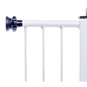 Portão Clássico Maxi Plus Grade Porta NF Pet Branco Detalhe do extensor