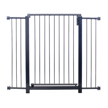 Portão Clássico Maxi Plus Grade Porta NF Pet Preto 1 Metro