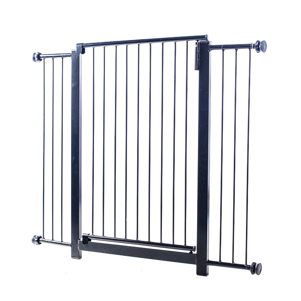 Portão Clássico Maxi Plus Grade Porta NF Pet Preto 1M