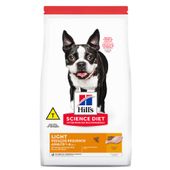 Ração Hill's Cães Adultos Light Pedaços Pequenos