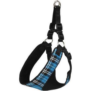 Peitoral Confort Xadrez Chalesco Azul - G