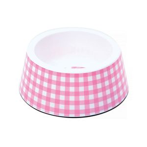 Comedouro Plástico Vichy Jambo Rosa