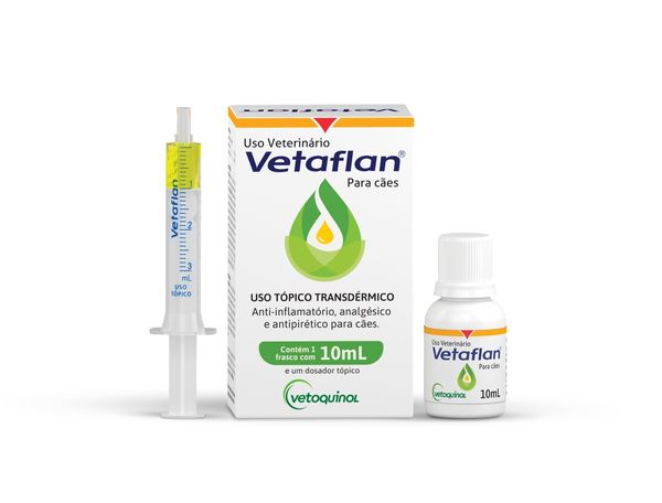 Anti-Inflamatório para Cães Vetaflan Vetoquinol 10 ml