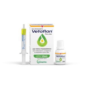 Anti-Inflamatório para Cães Vetaflan Vetoquinol - 10 ml