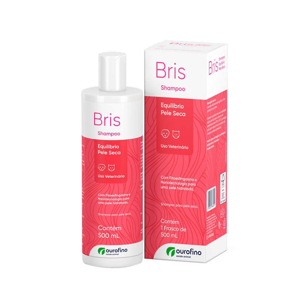 Shampoo Bris Equilíbrio Pele Seca para Cães e Gatos