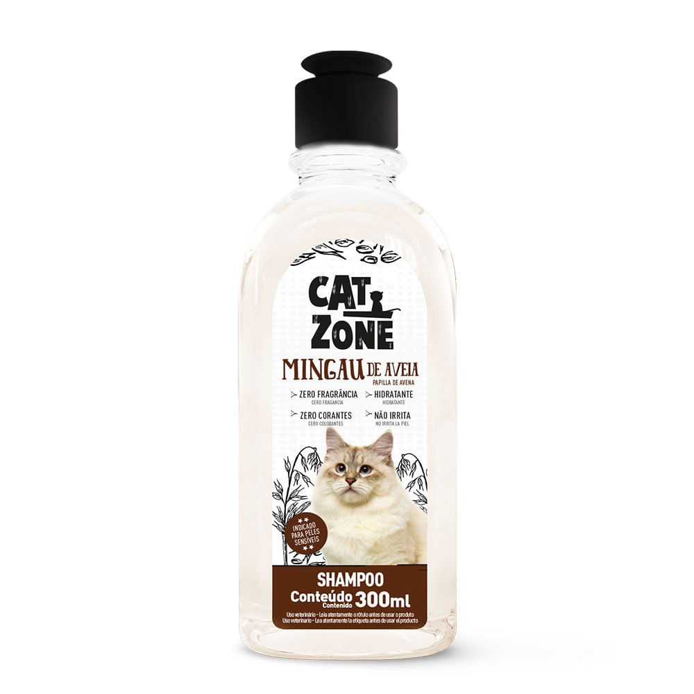 Shampoo para Gatos Mingau Aveira Cat Zone