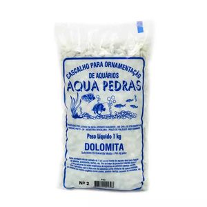 Cascalho para Aquário Dolomita Aqua Pedras Nº 02 - 1 kg
