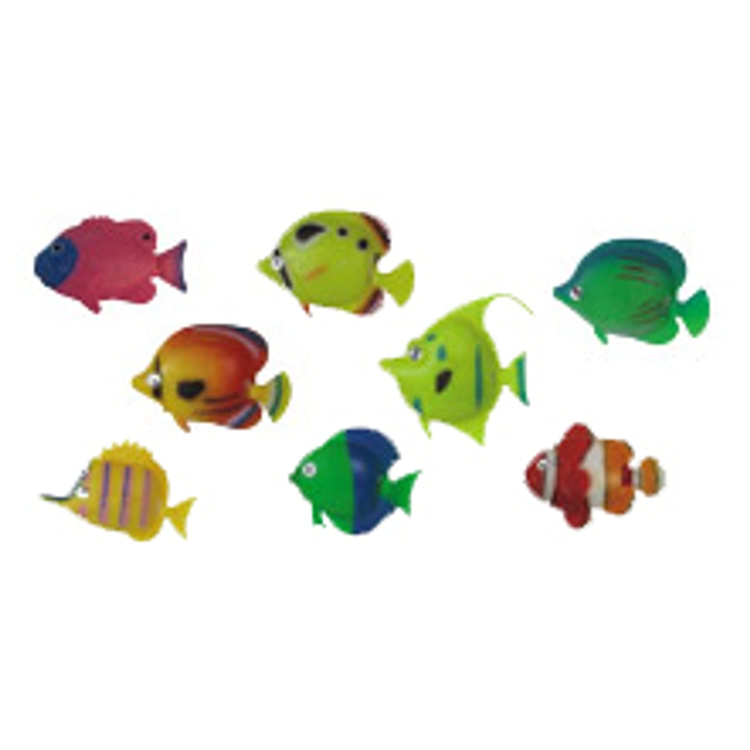 Peixes de Plástico para Aquário Boyu com 08 unidades