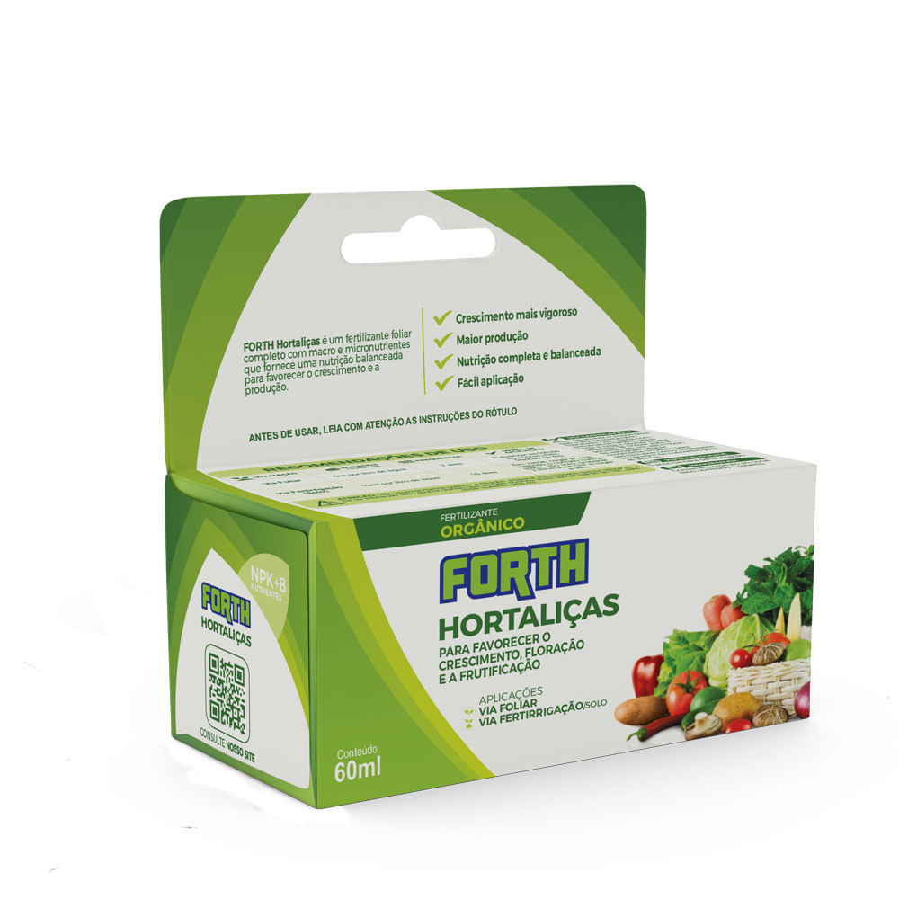 Fertilizante Forth Hortaliças Concentrado Tecnutri