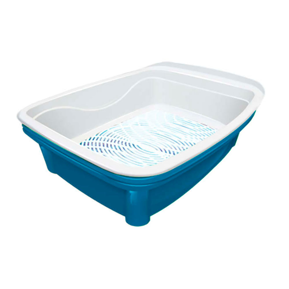 Banheira para Gato Classic Plus Furacão Pet Azul