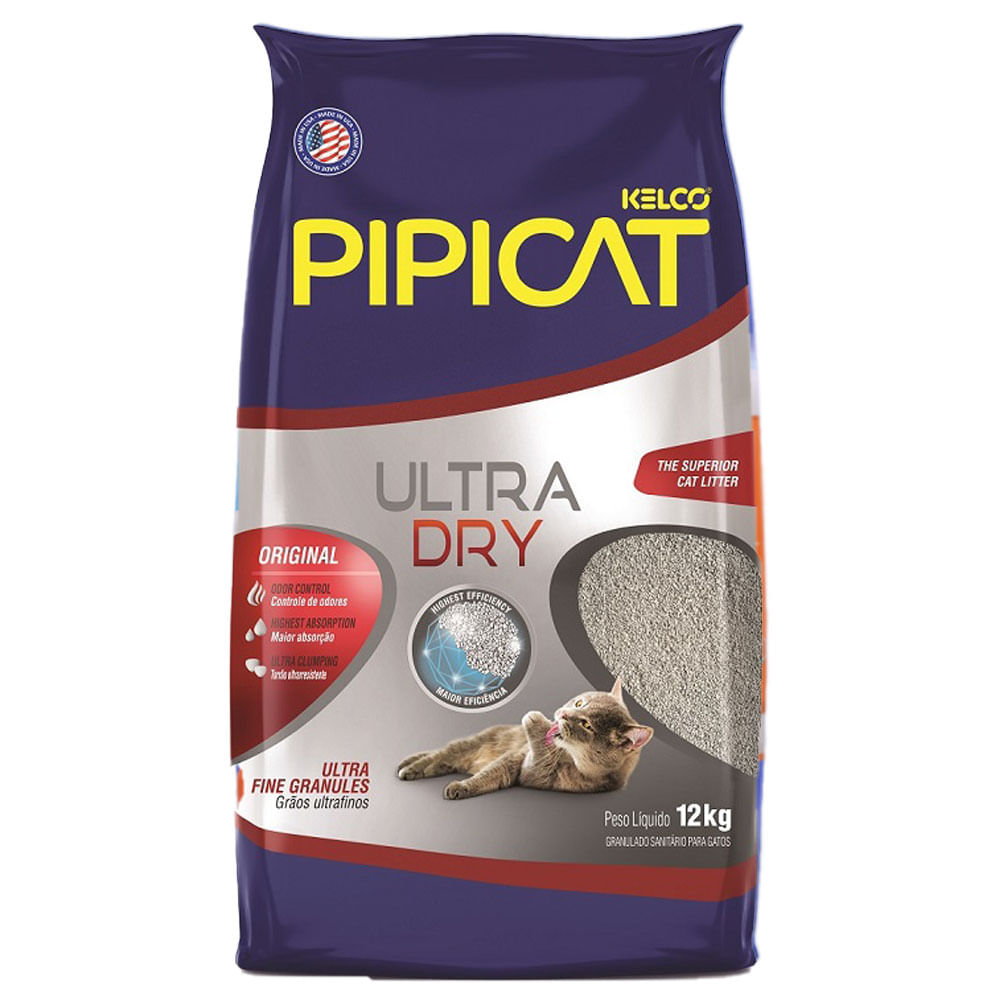 Areia Pipicat Ultra Dry para Gatos